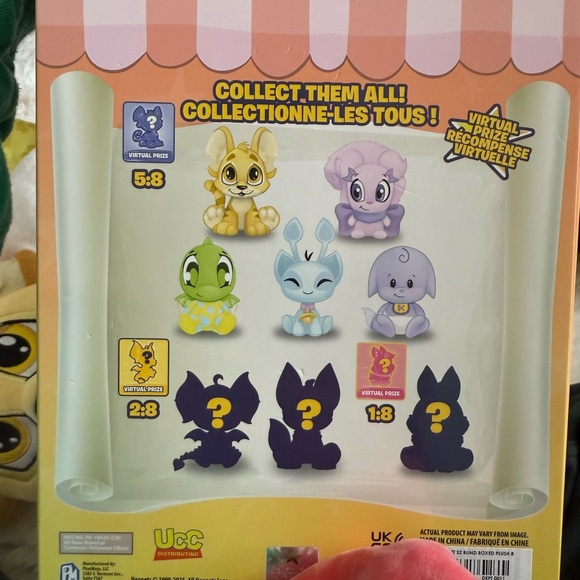 Neopets Series 2 Baby Blind Mystery Box Plushie - Cybunny - Picture 4 of 7